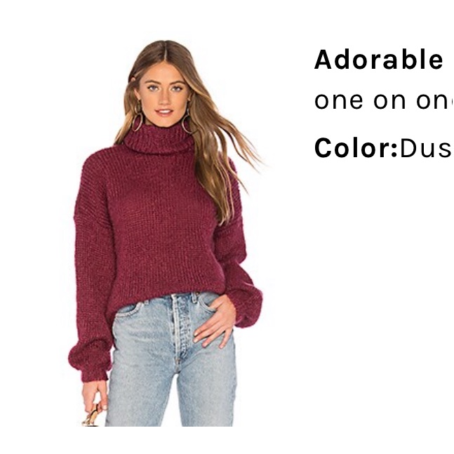 One On One Adorable Sweater In Dusty Red